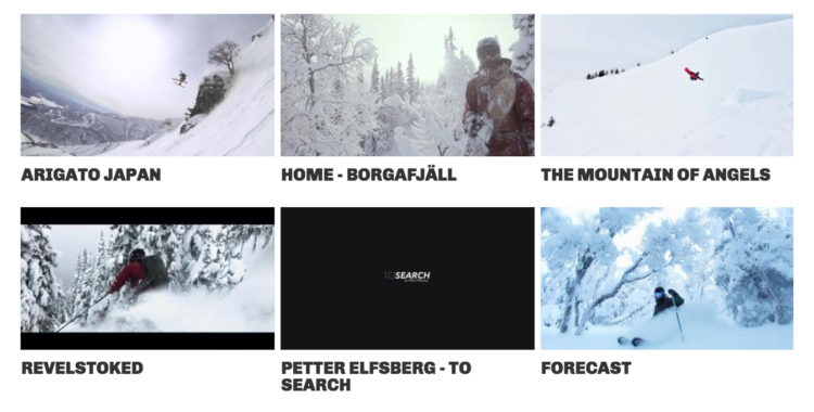 6 big mountain-filmer tävlar i finalen av Freeride Video Awards 2018.