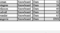 Snowboard dam - RTC 2018