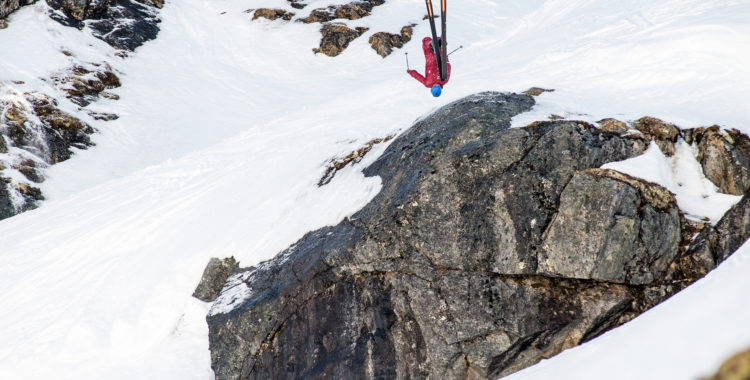 David Deliv drämde till med ett riktigt fint åk, inklusive stor backflip. 
