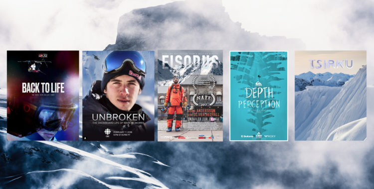 Fem feta skidfilmer som bygger skidpepp.