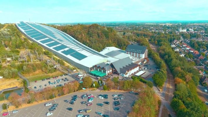 SnowWorld sett utifrån.