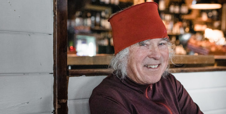 Professor Karlsson är en av de mest peppade skidåkarna i Åre.