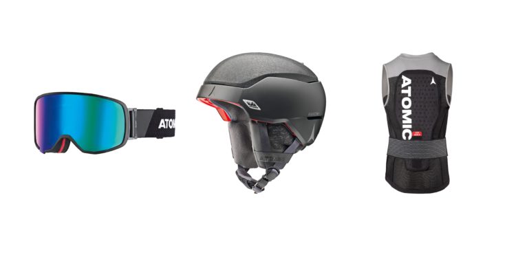 Goggles, hjälm och ryggskydd är vinsten, värde 5800 kr (dam) och 6100 kr (herr).