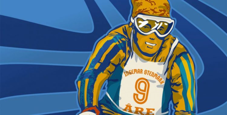 Ingemar Stenmark blir aldrig för gammal för att agera poster boy! 