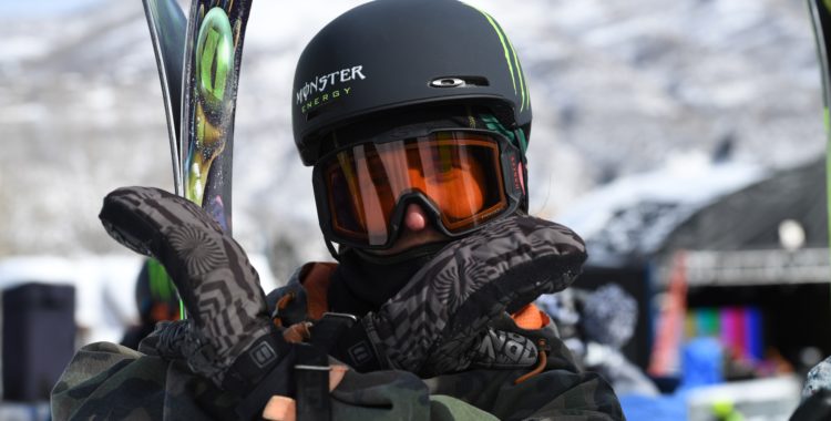 Henrik Harlaut i Aspen i tisdags på träning i Buttermilk Mountain. Han tävlar i både Big Air och Slopestyle, regerande mästare i BÅDA två!