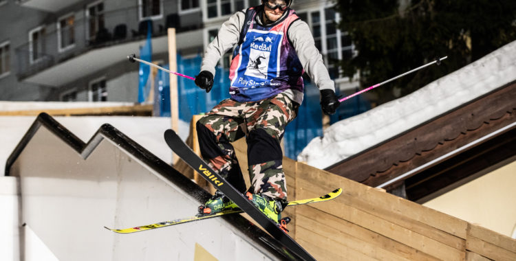 Nick Goepper vann Playstreets i Bad Gastein före Jesper Tjäder och Oscar Wester.