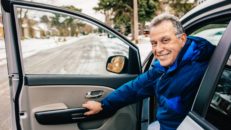 Uber intar franska Alperna