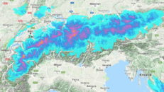 Nu är pudret på väg mot Alperna igen