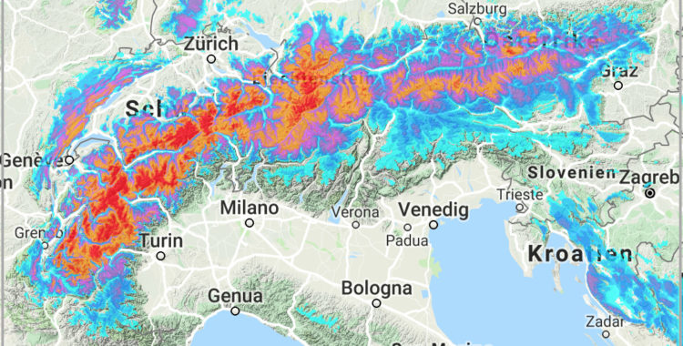 Ännu mer snö på väg in över Alperna den kommande veckan. 16 skidorter får 90-113 cm!