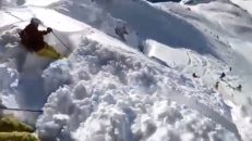 Strax före masslavinen i St Anton ”– Är sändaren på eller?”