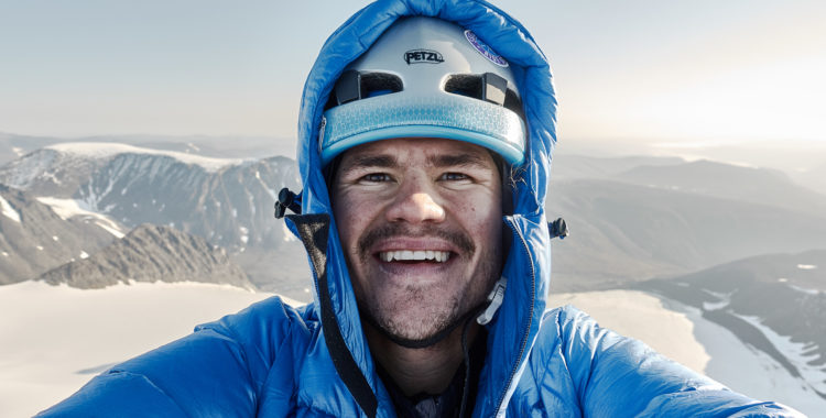 Alexander Nordvall siktar mot att bli bergsguide.