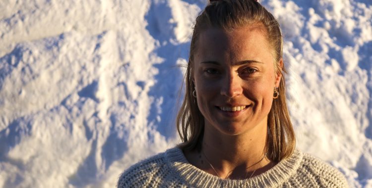 Irma Krantz Golinski är på plats i Riksgränsen för NM 2019.