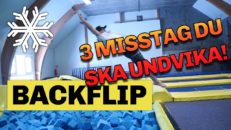 3 klassiska misstag när du ska göra backflip