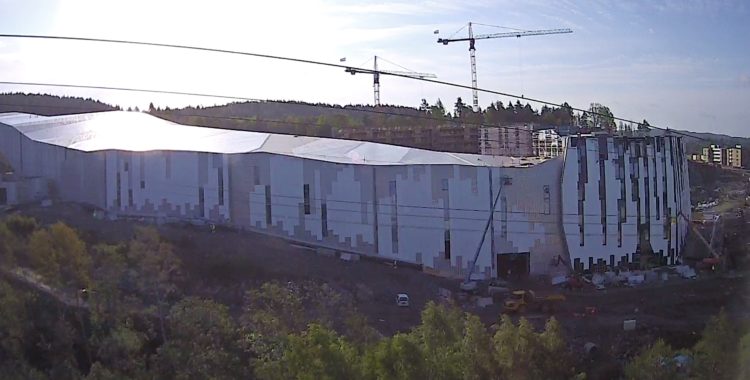 Så här såg det ut på SNØ:s livekamera morgonen den 4 juni.