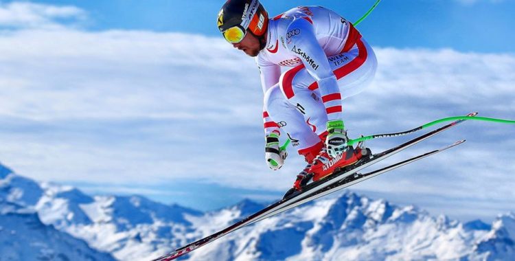 Under den alpina världscupen i St. Moritz, Schweiz, 2017.