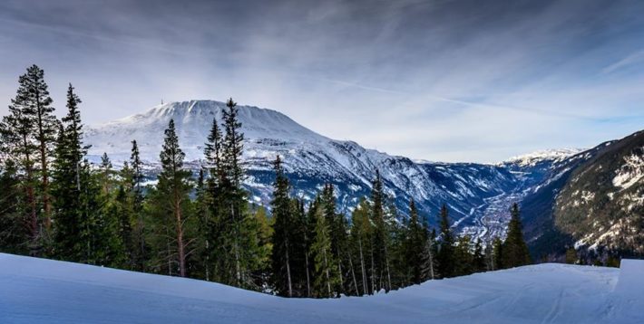 En bild på Gaustatoppen.
