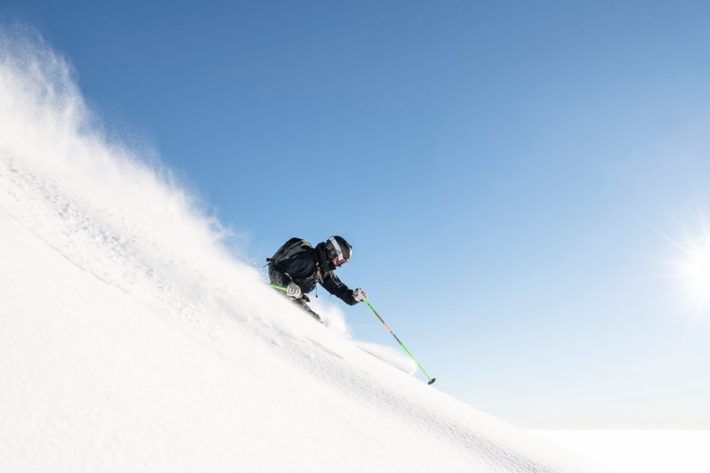 Utförsåkning i Sälen.