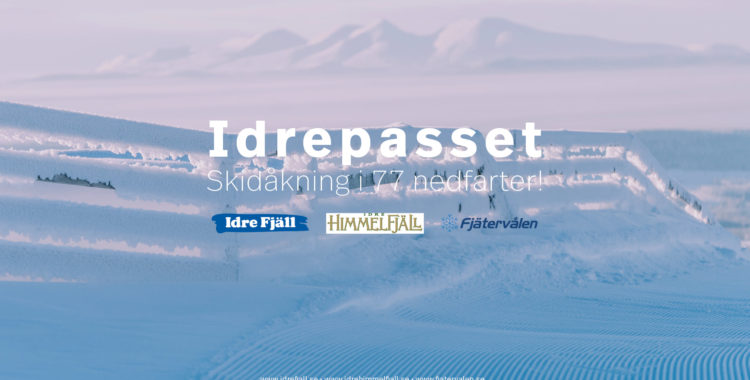 Nytt liftkort för Idre-områdets 3 skidorter. 