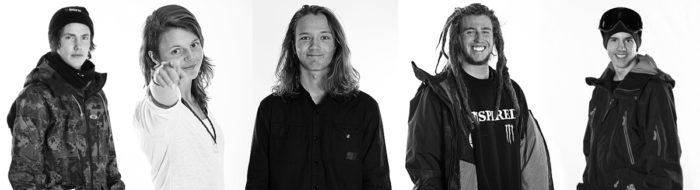 Sveriges laguppställning i Dew Tour.