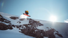 På besök i ett snöfattigt Engelberg, Schweiz
