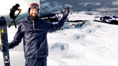 På besök i Europas bästa park Laax, Schweiz