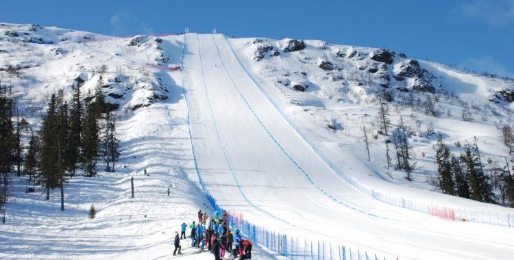 Idres backe Chocken är den brantaste i världscupen för Speedski.