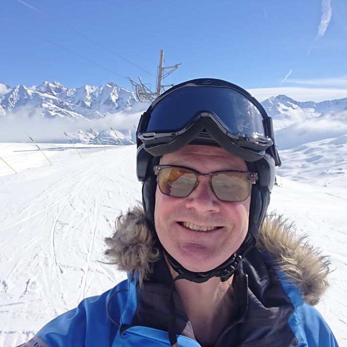 Anders i Chamonix under vintern.