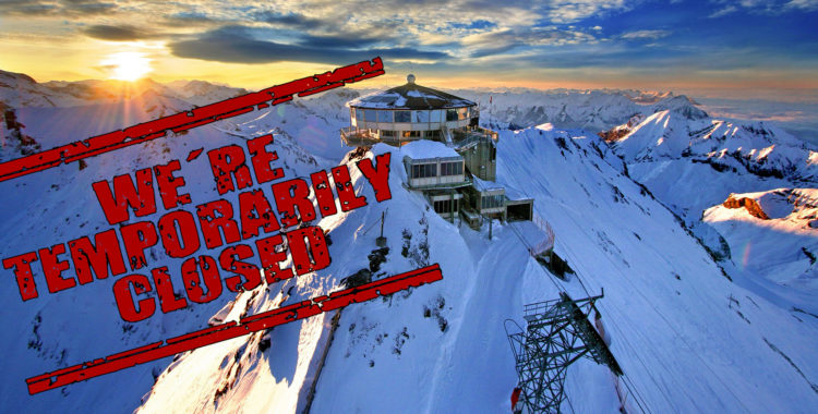 Nu är skidsäsongen till ända i Alperna, på grund  av coronaviruset. 