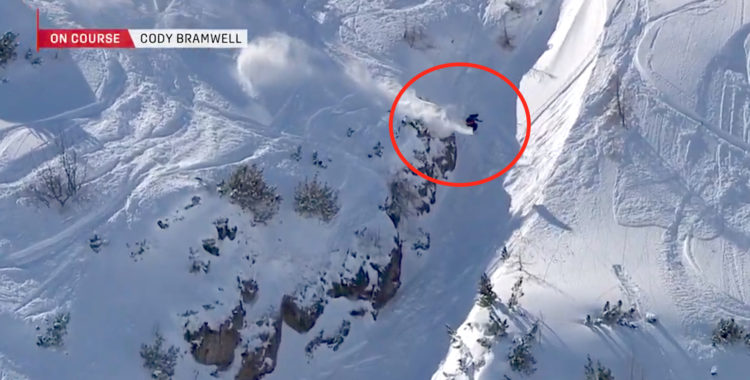 Cody Bramwell gav sig på ett svårt gap... 
