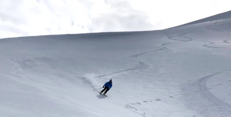 Martin Rosén under ett av helgens sköna åk.