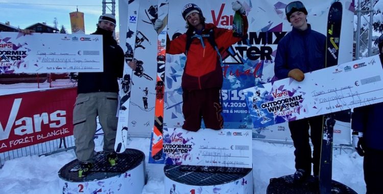 Emil Granbom vinner Europacupen och säkrar därmed en plats på världscupen nästa vinter. 