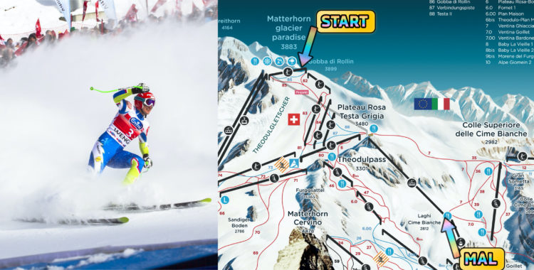 Ny störtloppsbacke som blir längst i världen planeras i Zermatt-Cervinia.