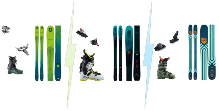 Tre olika kit för vintern: lätt, mittemellan och bastant. 