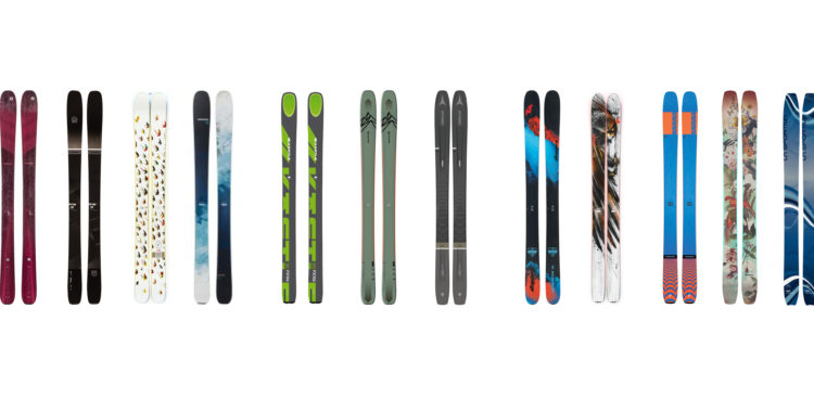 Årets tolv bästa skidor enligt POWDER.