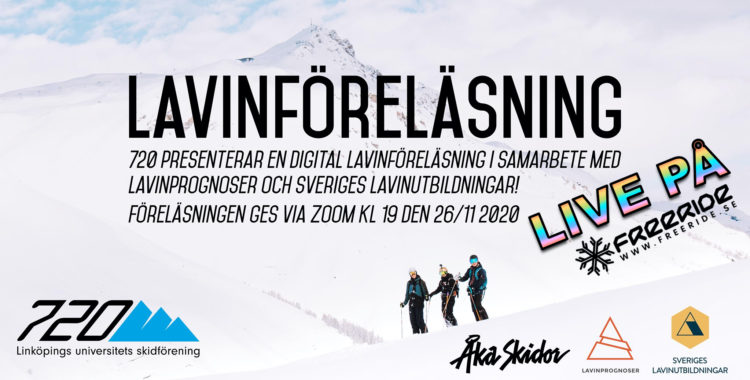 Ikväll ser du en föreläsning om laviner live här på Freeride.