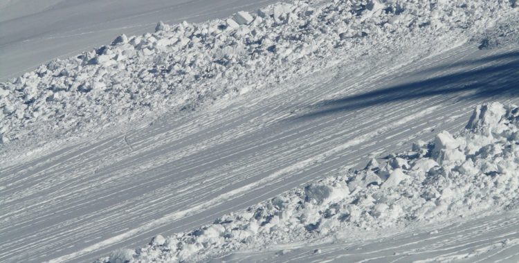 Två laviner har utlösts av skidåkare i Sälen (bilden visar en annan lavin).
