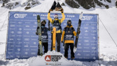 Dubbelt svenskt på prispallen under andra stoppet av Freeride World Tour