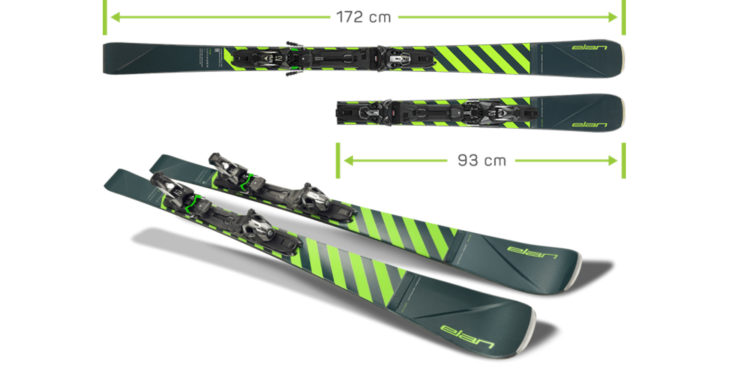 Elans nya skida Voyager viker du ihop till 93 cm. 