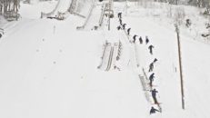 Real SkiFi: att åka ett 31 meter långt rail