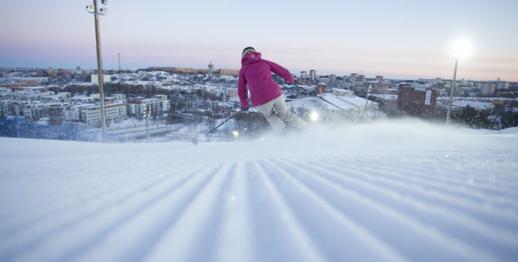 Full fart i Hammarbybacken med liftkortet betalt av arbetsgivarens friskvårdsbidrag. 
