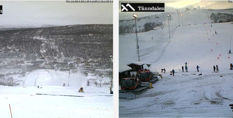 18 november 2021 strax före tre snåret i Tänndalen. 