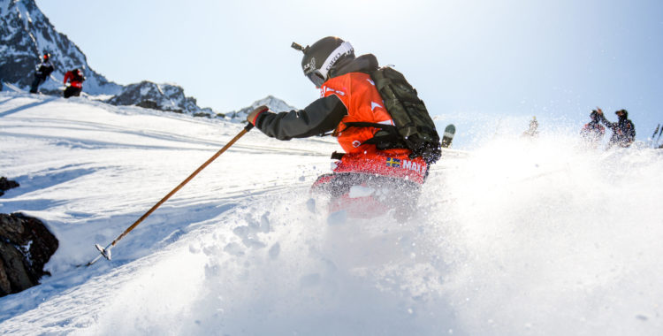 Max Palm får wildcard till Freeride World Tour.