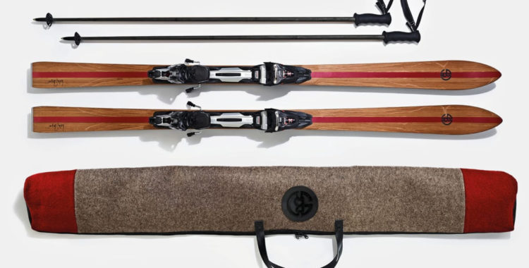 Bogner firar 90 år genom att släppa 90 stycken svindyra kit med skidor, stavar och bag.