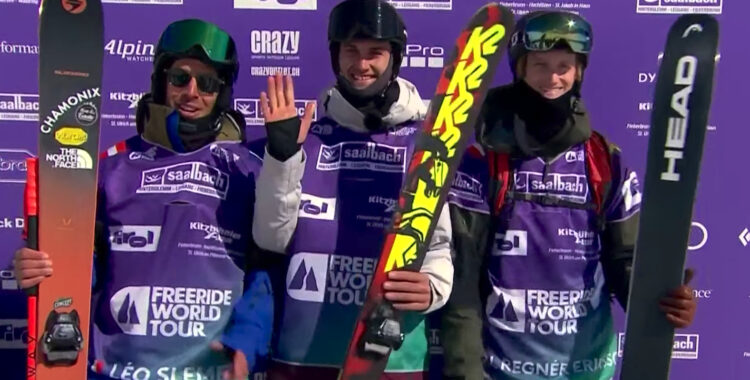 Carl Regnér till höger tog hem andraplatsen och har bra häng resultatmässigt inför finalen i Verbier