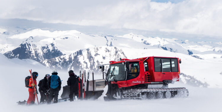 Catskiing i Stryn, inte helt fel.