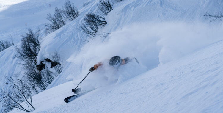 Andreas Lundstam förbränner sin Käseschnitte med vänstersvängar.