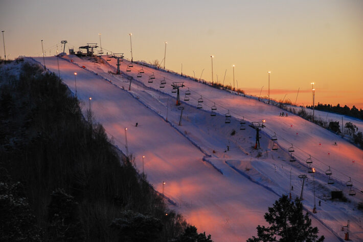 Kvällsåkning i Flottsbro