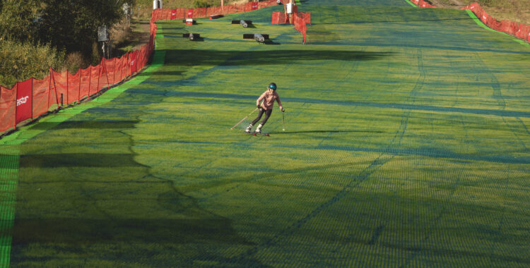 SummerSki i Hammarbybacken.