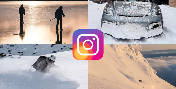 Vad skryter skidåkare om på sociala medier?