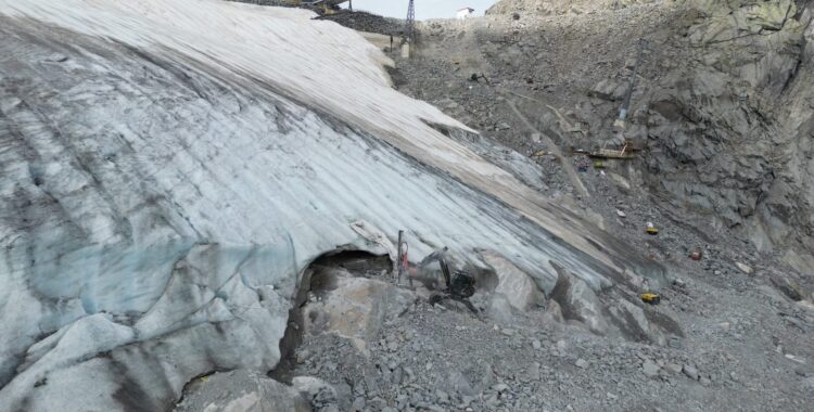 Bild från Rettenbach-glaciären.